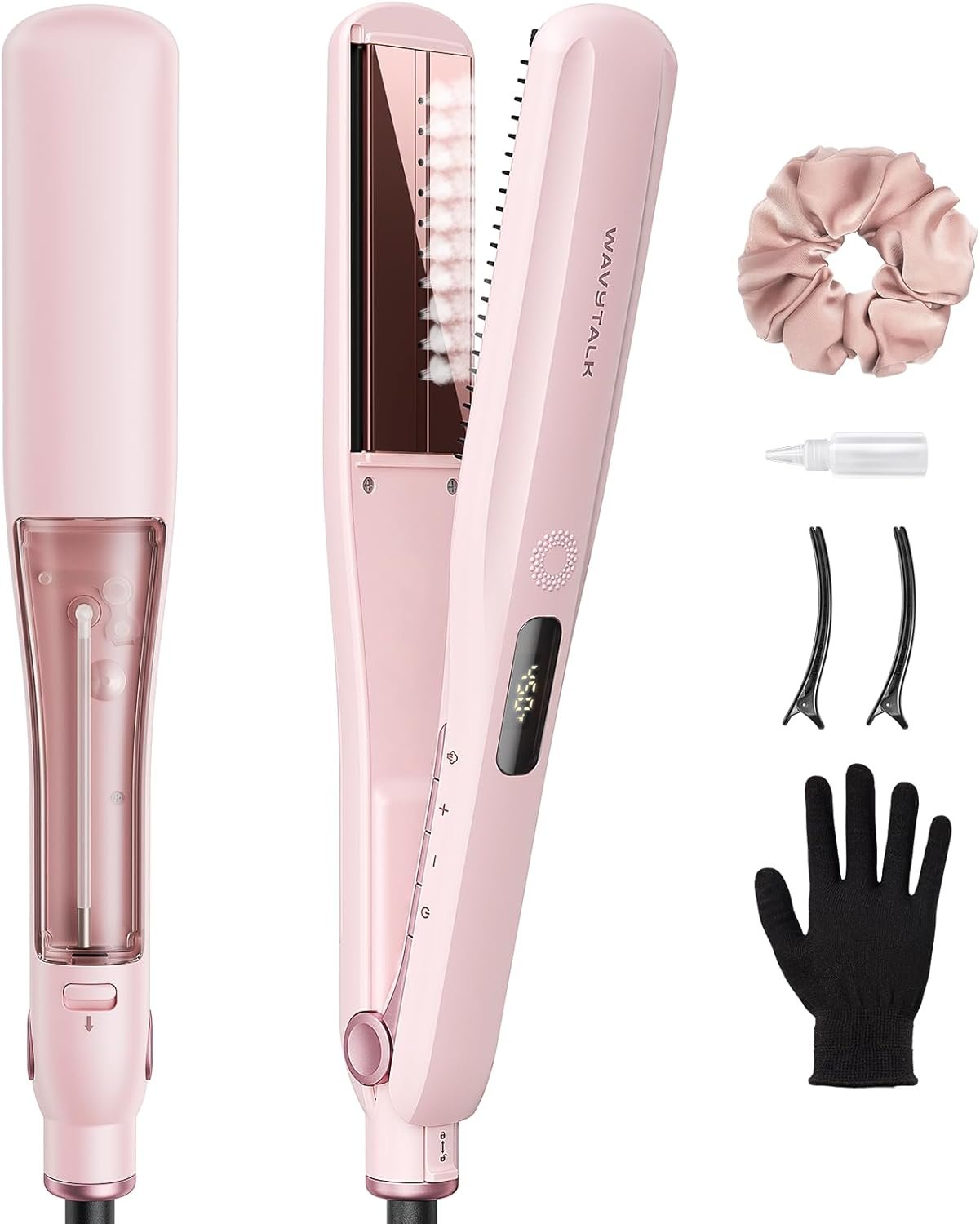 Steam flat iron with detachable comb