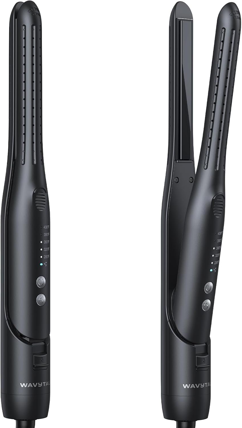 Pencil flat iron for short hair by Wavytalk